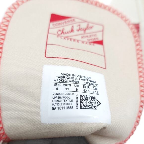 Converse Chuck Taylor '70 High Top Sedona Sneaker, Women's Size 11 / Men's 9 - Picture 7 of 12